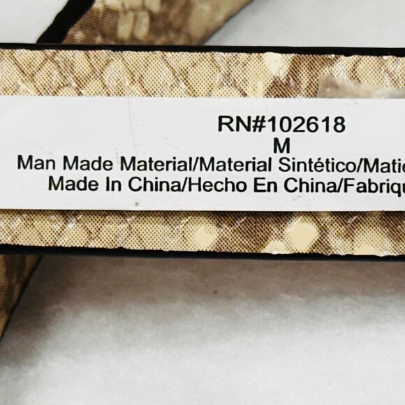 Steve Madden Faux Leather Reversible Belt w/Twist Buckle - Size M - Picture 7 of 11